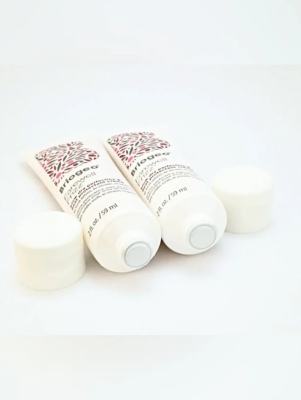 Briogeo Farewell Frizz Blow Dry Perfection & Heat Protectant Creme – Lot of 2
